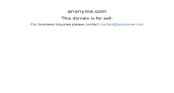 Desktop Screenshot of anonyme.com